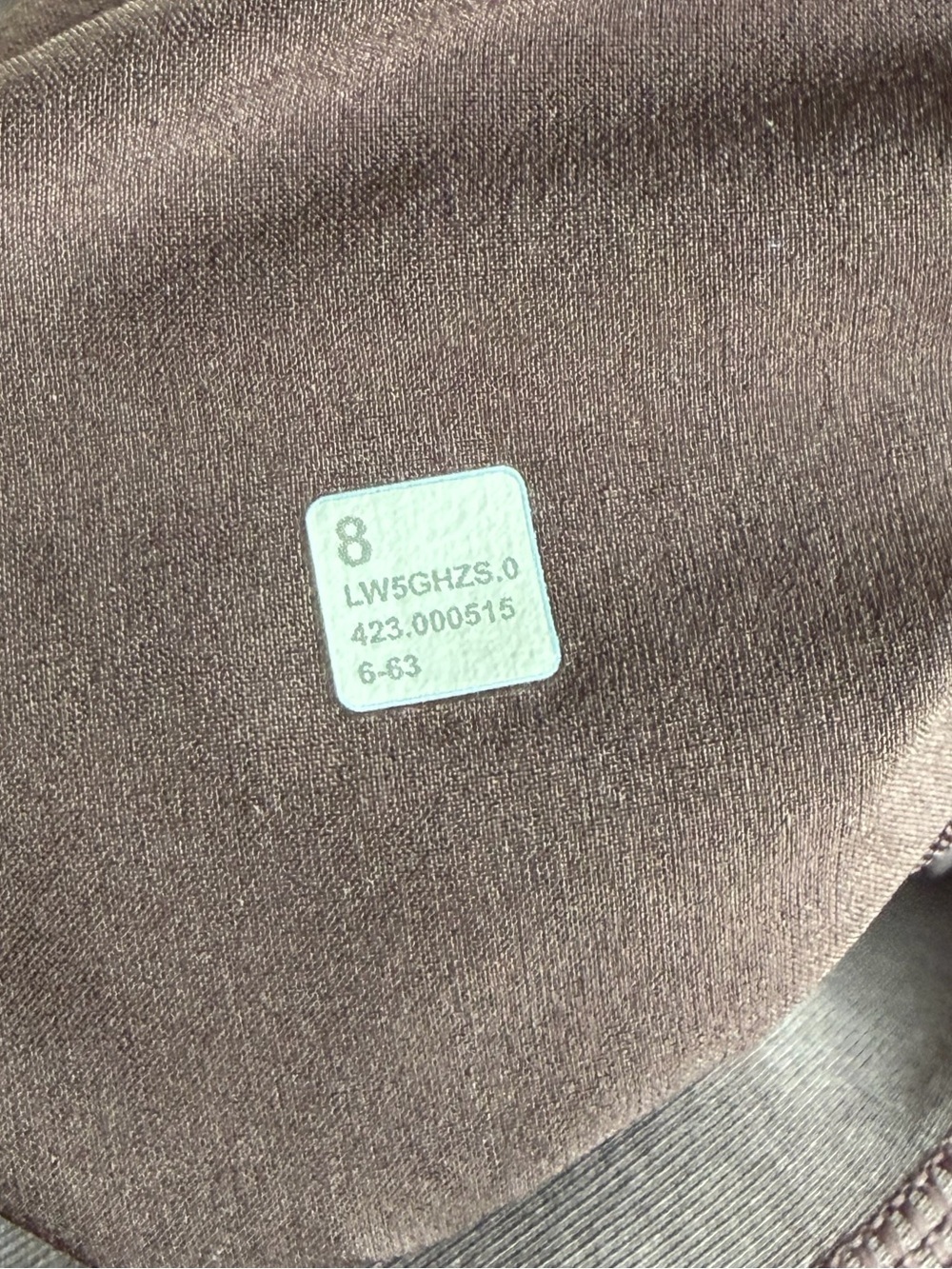 Lululemon Softstreme High-Rise Pant Espresso Brown Size 8 - Picture 9 of 10